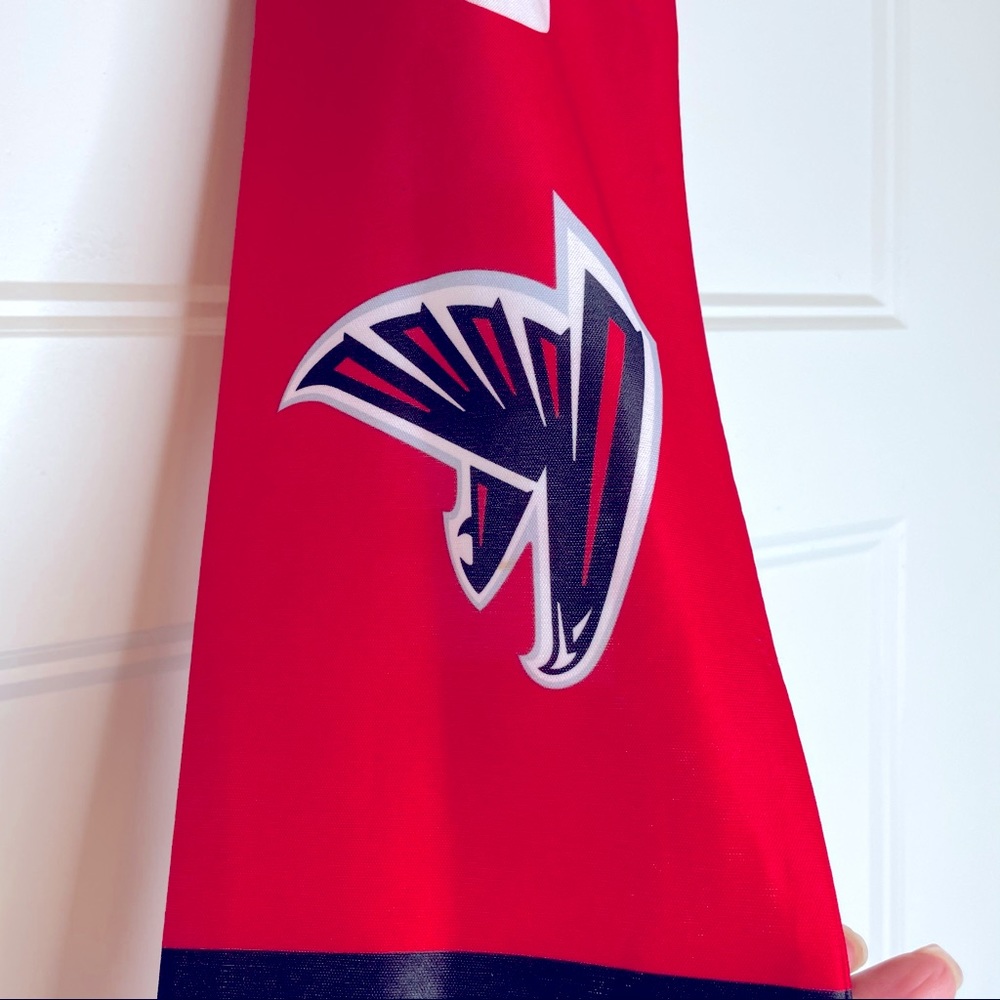 Rise Up Atlanta Falcons Scarf with tassels by VW - Picture 1 of 9